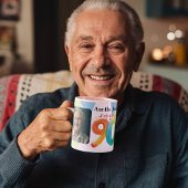 90歳90歳90歳の素晴らしい90歳の誕生日プレゼント ツートーンマグカップ