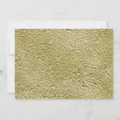 90歳 カスタム フォト 白とゴールド 招待状 (裏面)