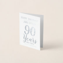 90歳。90スタイリッシュ誕生日