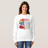 90歳 – 90歳 スウェットシャツ (正面フル)