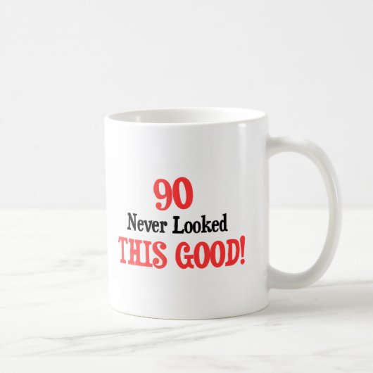 90決してよいこれを見ませんでした! コーヒーマグカップ (右)
