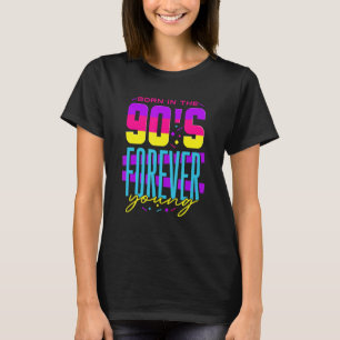90生まれ年代の永遠に若い90年代の誕生日R Tシャツ