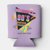 90生まれ年代の永遠の若いレトロの名カラフル前 缶クーラー (裏面)