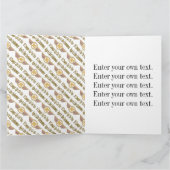 90番おもしろい誕生日の贈り物。年齢は下着のようなものだ カード (内部)