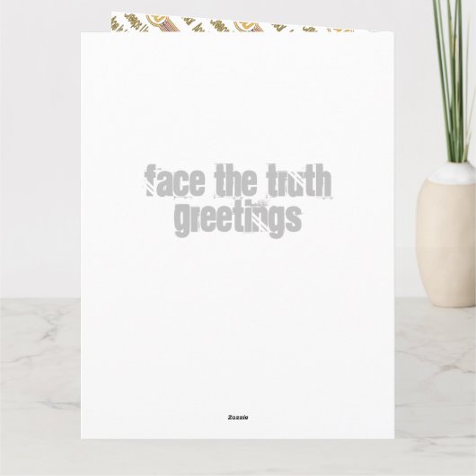 90番おもしろい誕生日の贈り物。年齢は下着のようなものだ カード (裏面)