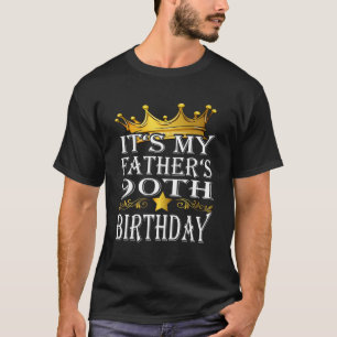 90番目の父の誕生日王冠90T Tシャツ