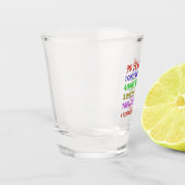 90番目の誕生日のマイルストーン ショットグラス (左)