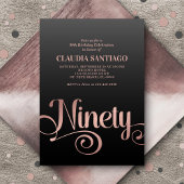 90番目の誕生日スモダンクリプト 招待状