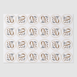 90番目の誕生日ティッシュペーパー 薄葉紙