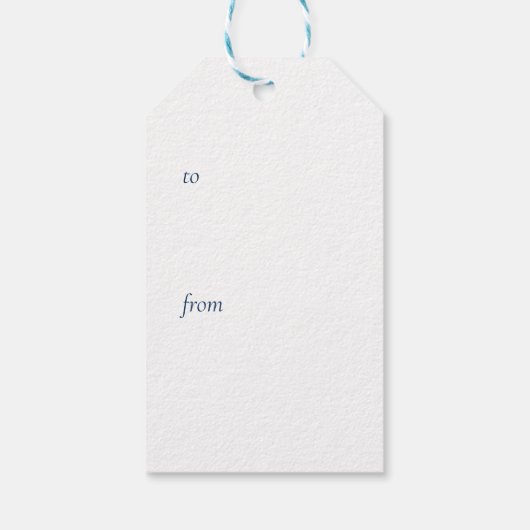 90番目の誕生日フローラ番号90の宛先および宛先 ギフトタグ (裏面)