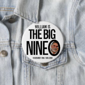 90番目の誕生日モノカスタムノ写真ザ・ビッグ9 o写真 缶バッジ (インサイチュ)