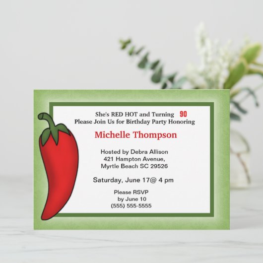 90番目の誕生日招待状 招待状 (スタンド正面)