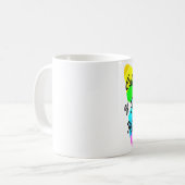 90番目の誕生日賛美の コーヒーマグカップ (正面左)