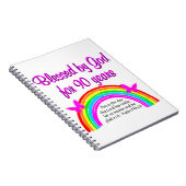 90番目の誕生日賛美の ノートブック (右側)