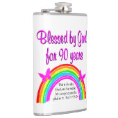 90番目の誕生日賛美の フラスク (右)