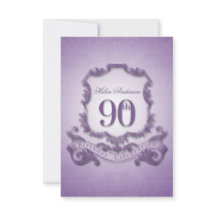 90番目の誕生祝いヴィンテージフレーム–2-