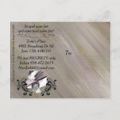 90番目の誕生祝い招待状 インビテーションポストカード (裏面)