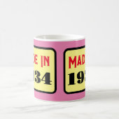 90番目の贈り物90歳コーヒー コーヒーマグカップ (中央)