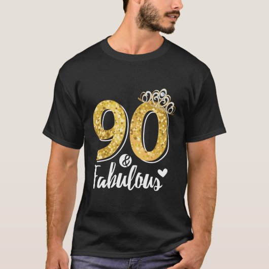 90番目90そして素晴らしい Tシャツ (正面)