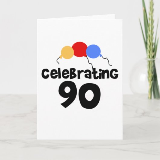 90祝歳 カード (正面)