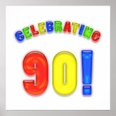 90祝誕生日 ポスター (正面)