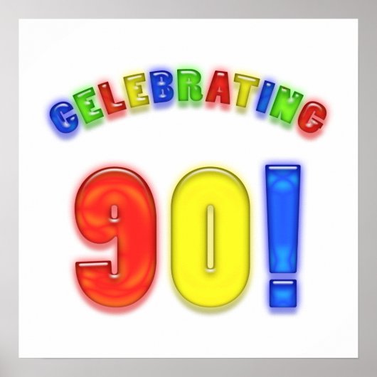 90祝誕生日 ポスター (正面)
