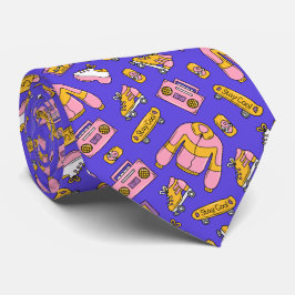 90秒おもしろいY2Kネックカラフルタイ ネクタイ