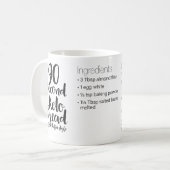 90秒ケトマグレシピ—レジマグ コーヒーマグカップ (正面左)