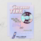 90秒/2k誕生日ポップ・アートの招待状 招待状 (正面/裏面)