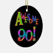 90素晴らし誕生日TシャツとGfs セラミックオーナメント (右)