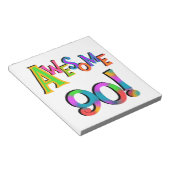 90素晴らし誕生日TシャツとGfs ノートパッド (アングル)