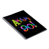 90素晴らし誕生日TシャツとGfs ノートブック (右側)