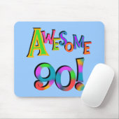 90素晴らし誕生日TシャツとGfs マウスパッド (マウス)