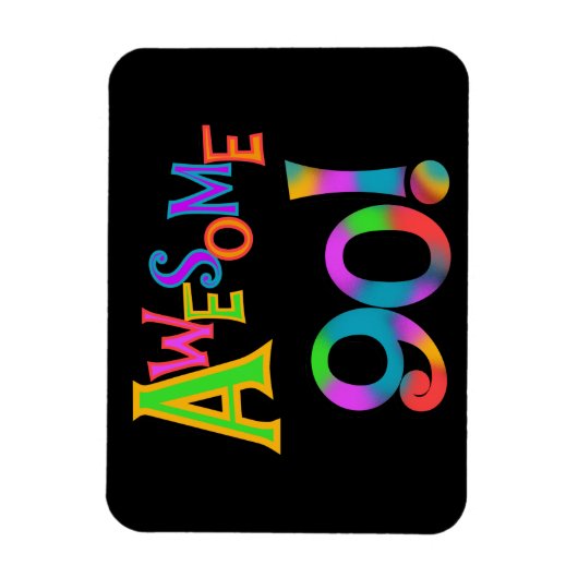 90素晴らし誕生日TシャツとGfs マグネット (縦)