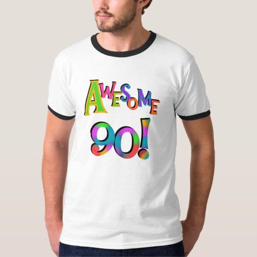 90素晴らし誕生日TシャツとGfs Tシャツ (正面)