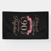 90誕生日が年齢と共に向上 横断幕 (横)