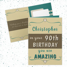 90誕生日に名前green brownを追加