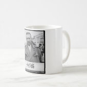 90誕生日エレガント写真年齢誕生日 コーヒーマグカップ (正面右)