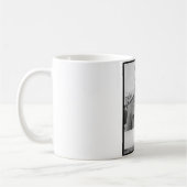 90誕生日エレガント写真年齢誕生日 コーヒーマグカップ (左)