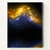 90誕生日ゲストブックパーティースパークルス金ゴールド ノートブック (裏面)