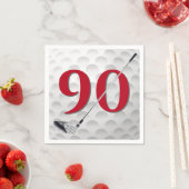90誕生日ゴルフクラブナプキンス スタンダードカクテルナプキン (インサイチュ)