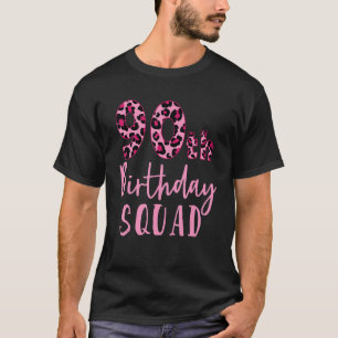 90誕生日スクワッドヒョウ誕生日90歳 Tシャツ