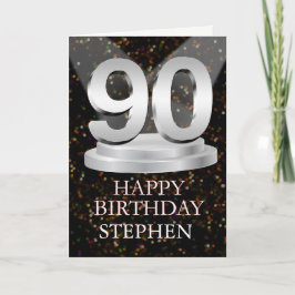 90誕生日スポットライト名刺追加 カード