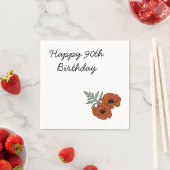 90誕生日ナプキンス スタンダードカクテルナプキン (インサイチュ)
