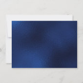 90誕生日ネイビーブルーバルーンケーキ サンキューカード (裏面)