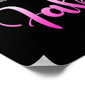 90誕生日ハイヒールシューズクラウンダイヤモンド ポスター (角)