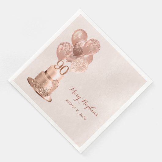 90誕生日バラ金ゴールドケーキ (コーナー)