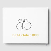 90誕生日パーソナル3フォトモメント誕生日 ゲストブック (裏面)