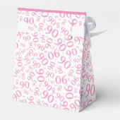 90誕生日ピンク/白パターン フェイバーボックス (裏面サイド)