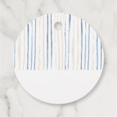 90誕生日フローラ番号沿岸ブルーパーティー フェイバータグ (裏面)